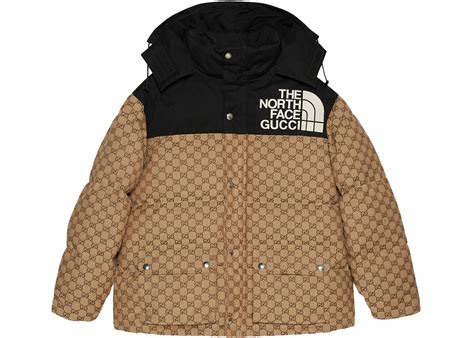 the north face gucci hoody|The North Face x Gucci gg jacquard padded jacket.